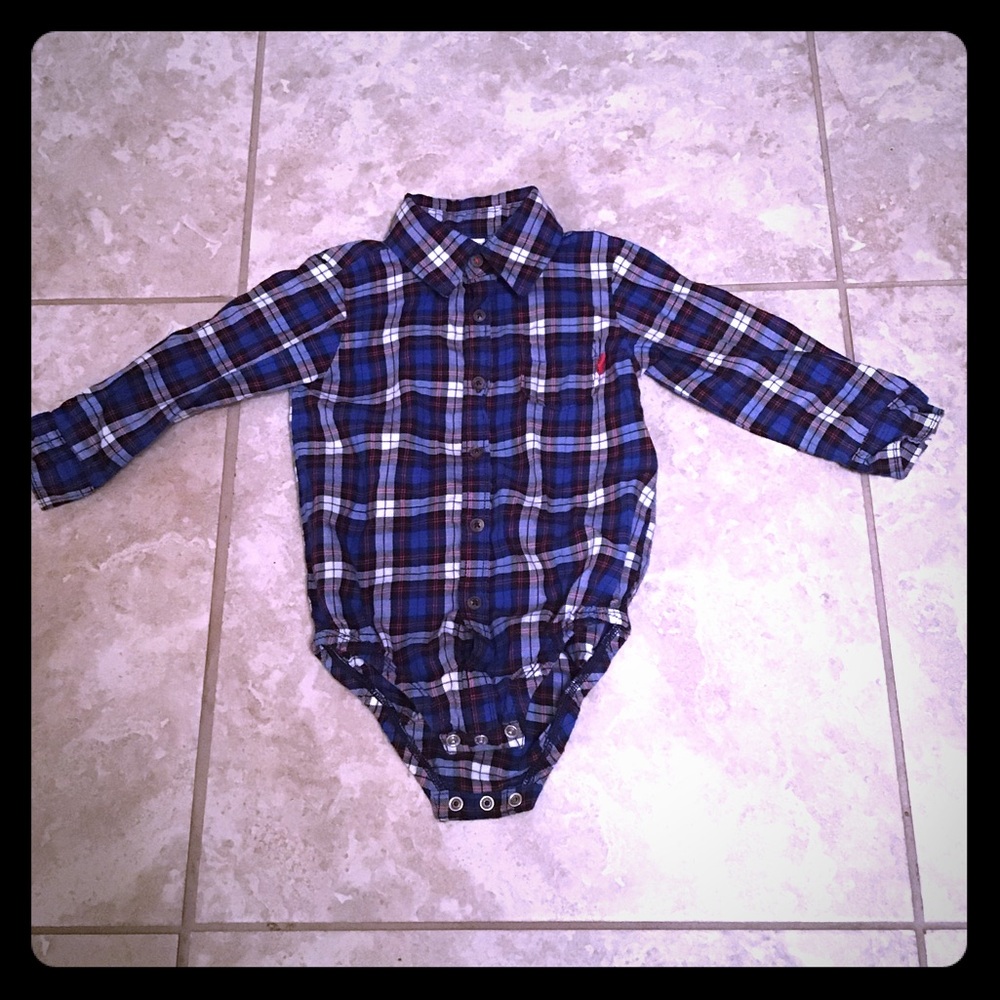 Boys Plaid Top